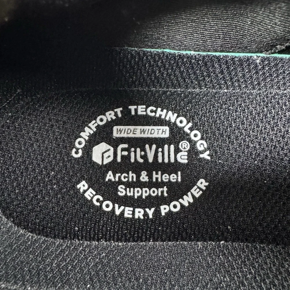 Fitville Marca Men's Size 11 Extra Wide Trainers Comfort Walking Shoes